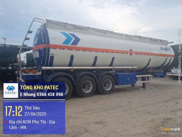 Sơ mi rơ moóc Inox chở Methanol