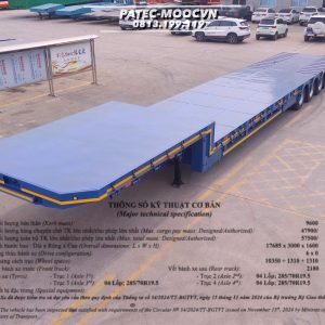 FOOC SÀN PHẲNG TIANRUI 3 TRỤC 17.6M