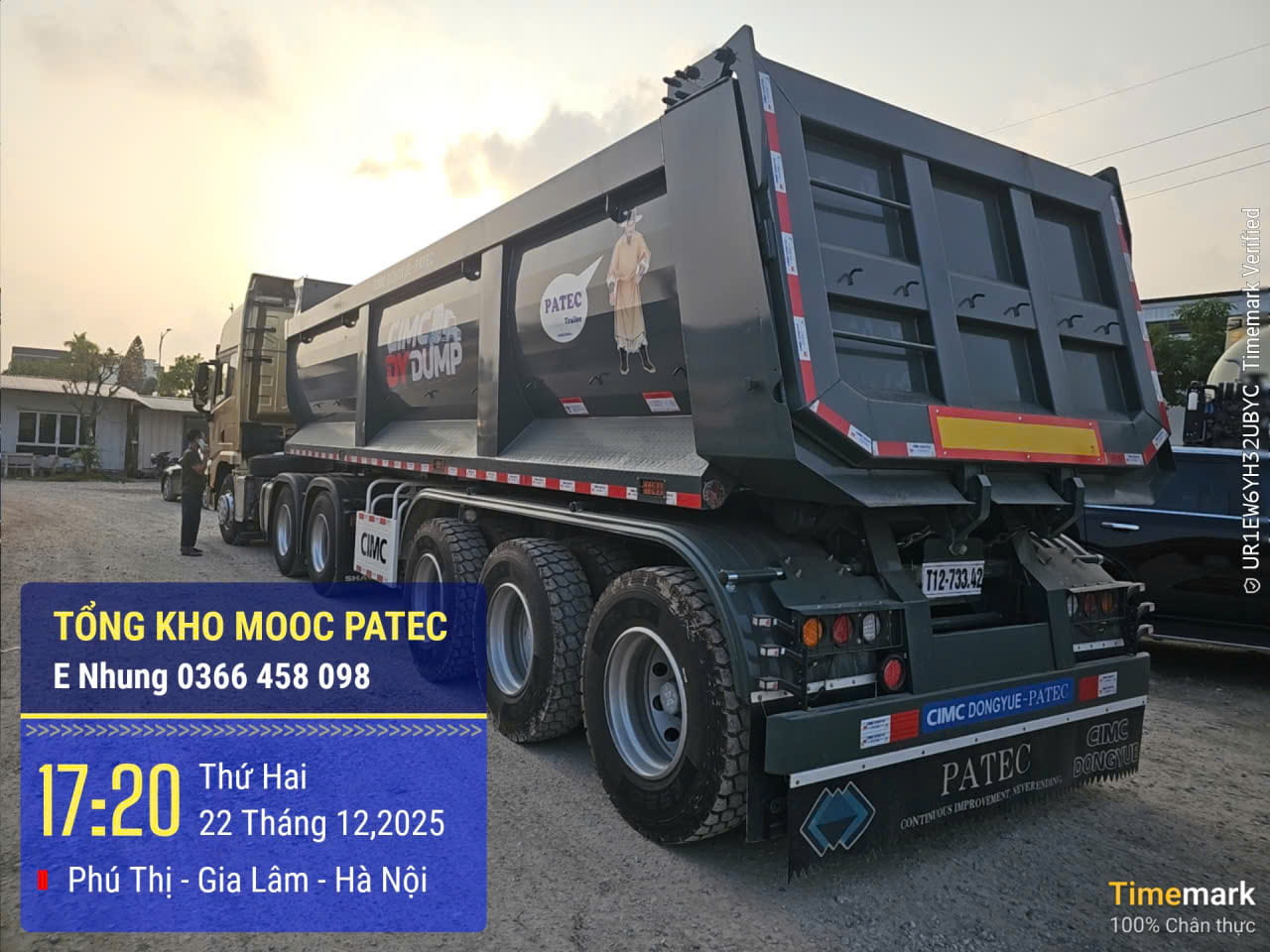 BEN CIMC DONGYUE THÙNG U ĐÚC BEN CIMC DONGYUE THÙNG U ĐÚC