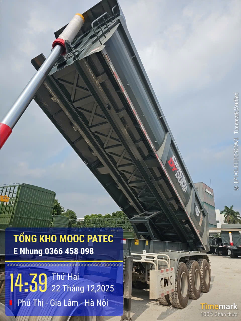 BEN CIMC DONGYUE THÙNG U ĐÚC BEN CIMC DONGYUE THÙNG U ĐÚC