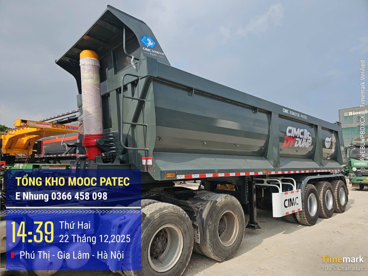 BEN CIMC DONGYUE THÙNG U ĐÚC BEN CIMC DONGYUE THÙNG U ĐÚC